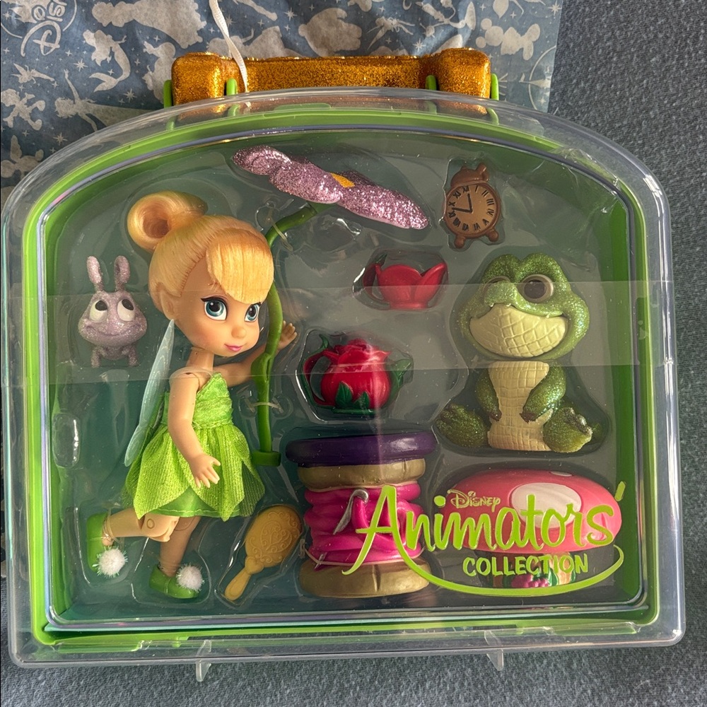 Disney’s Animators Collection Tinkerbell mini doll Playset —NEW